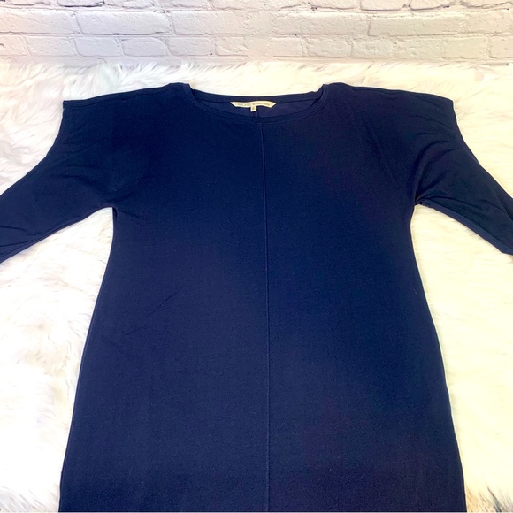 Rachel Roy Navy Dress with Slit Sleeves - Picture 4 of 9